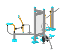 Uzay Yurusu Bisiklet ve Kurek Cekme Aleti PF-303 | Dış Mekan Spor Aletleri | Erse Kent Mobilyaları